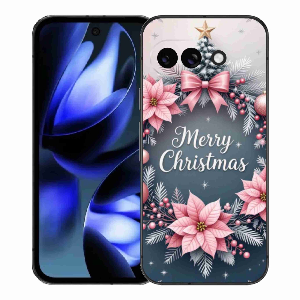 Gél borítás mmCase a Google Pixel 9a számára - boldog karácsonyt!
