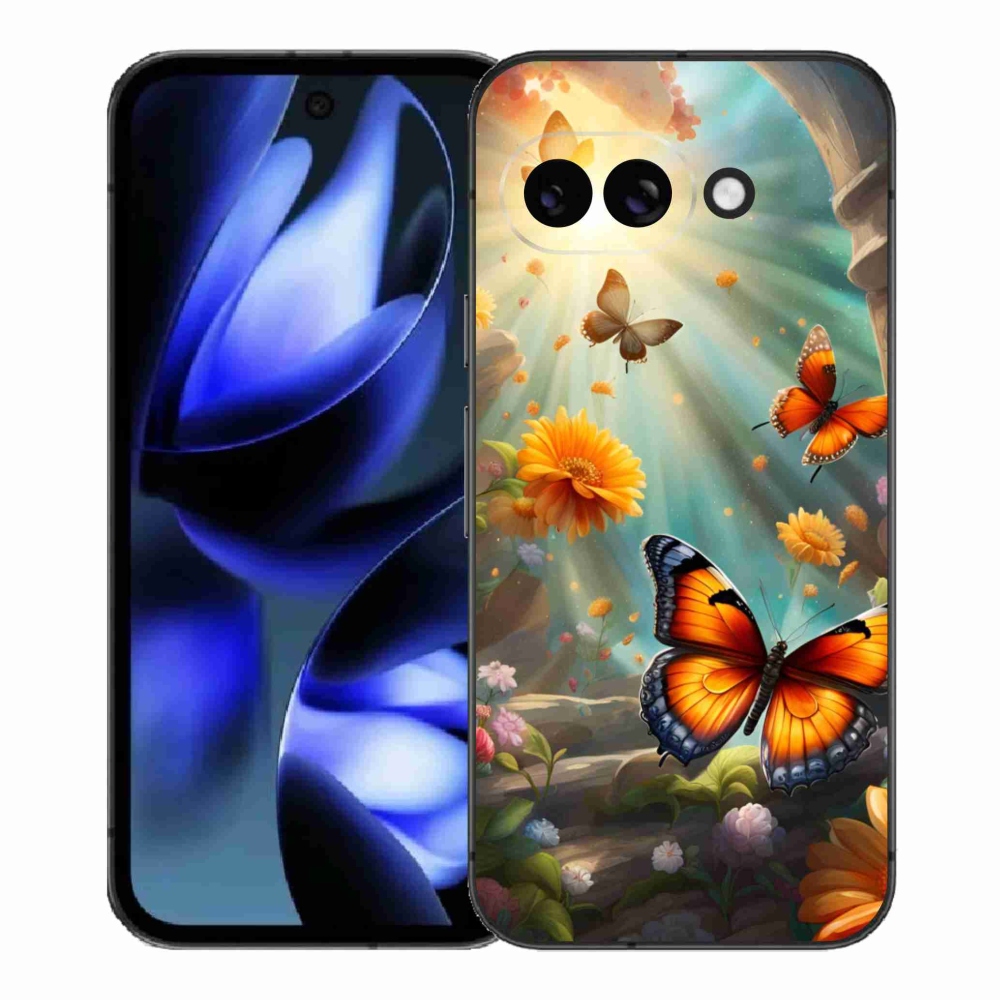 Gél borítás mmCase a Google Pixel 9a számára - pillangókert 2