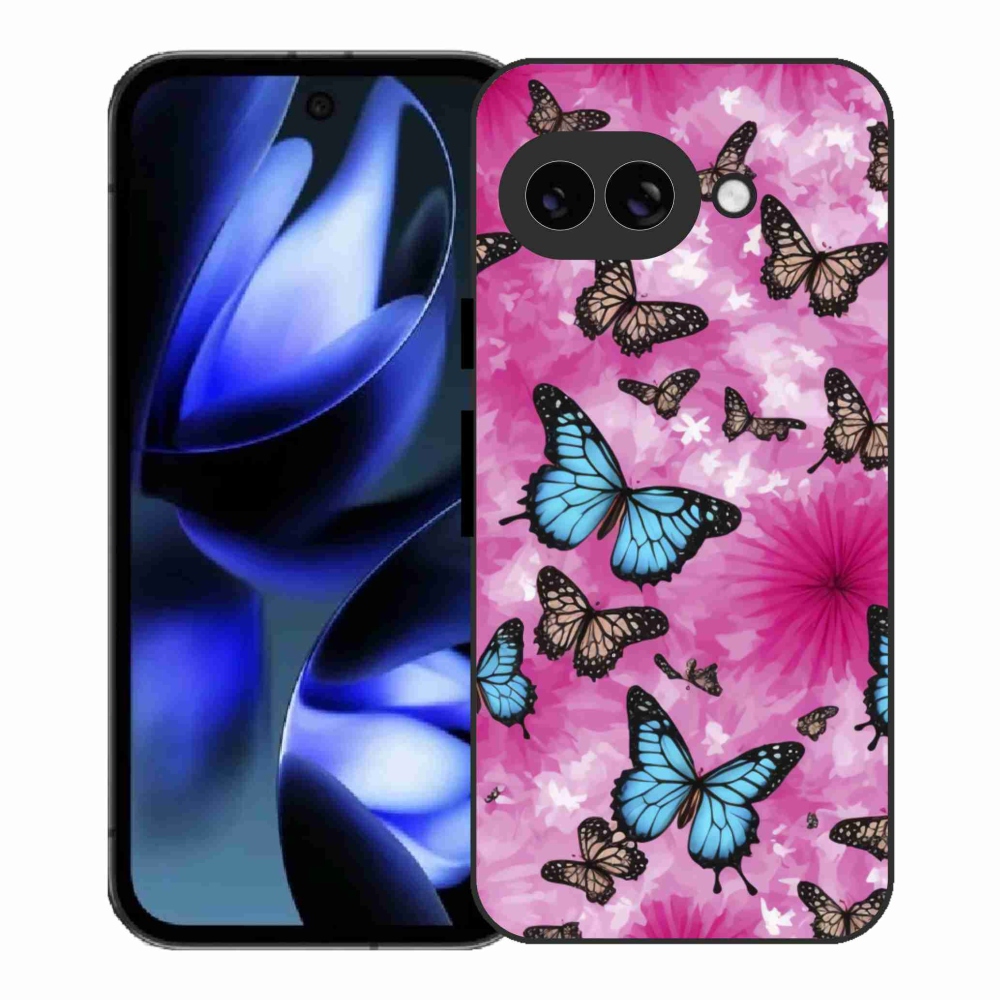 Gél borítás mmCase a Google Pixel 9a készülékhez - pillangókert