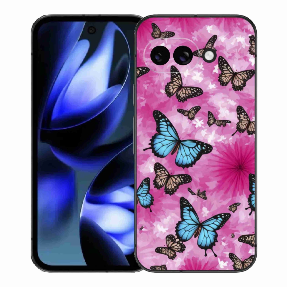 Gél borítás mmCase a Google Pixel 9a készülékhez - pillangókert