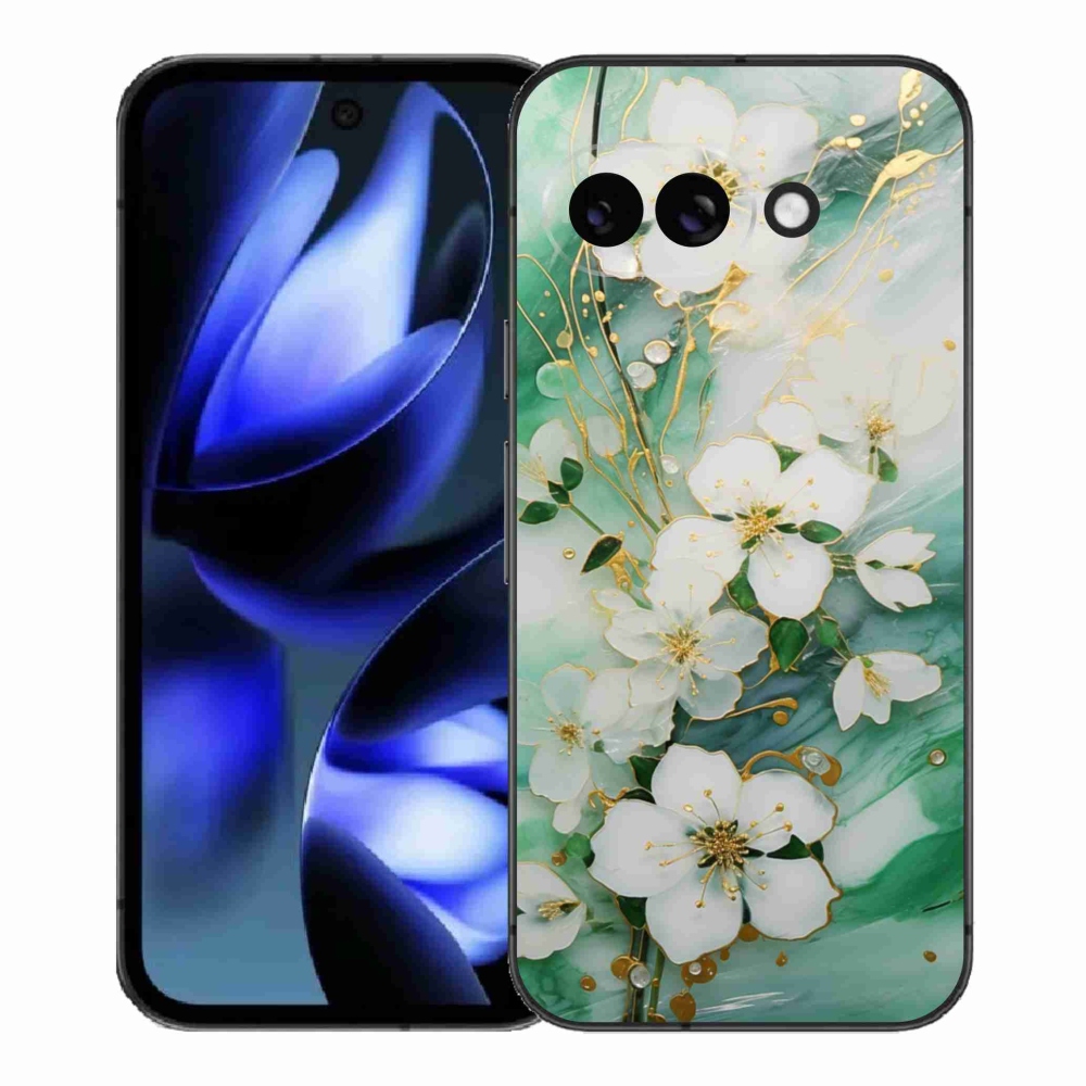 Gél borítás mmCase a Google Pixel 9a számára - finom virágok