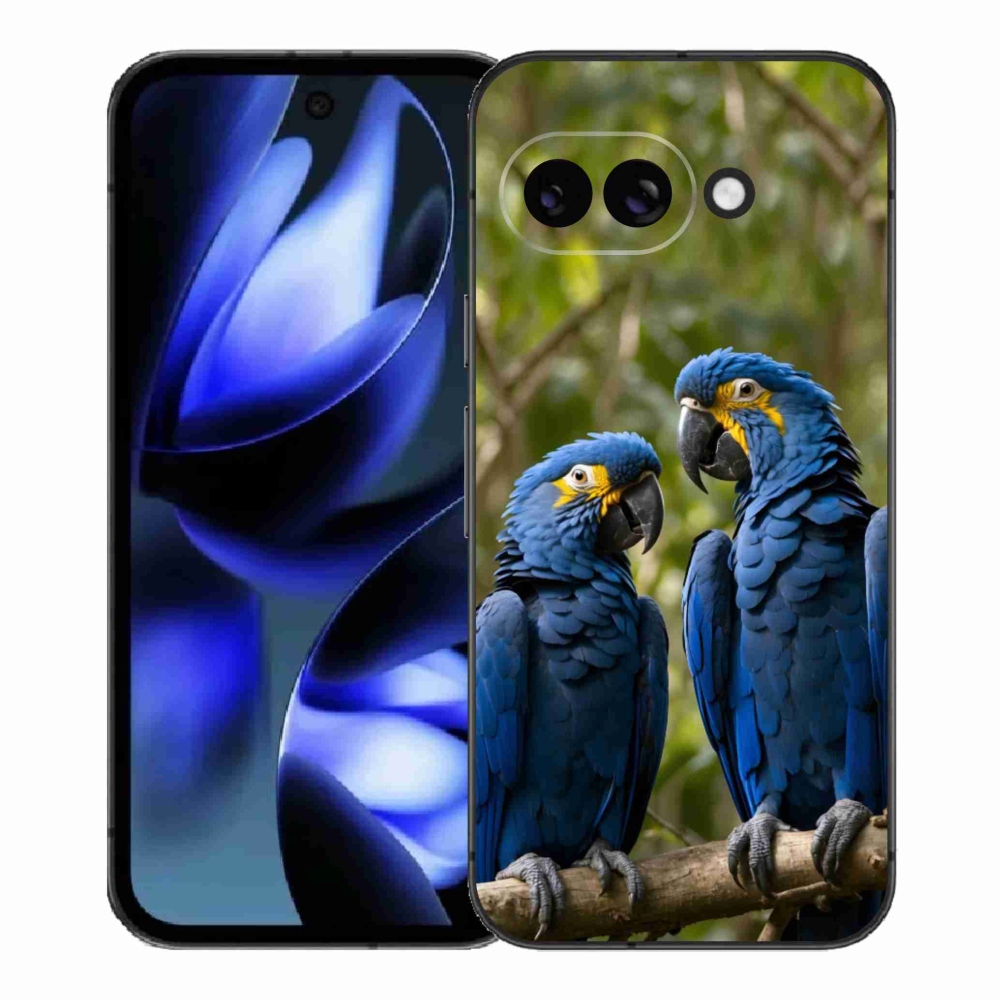 mmCase gél tok a Google Pixel 9a-hoz – papagáj duó