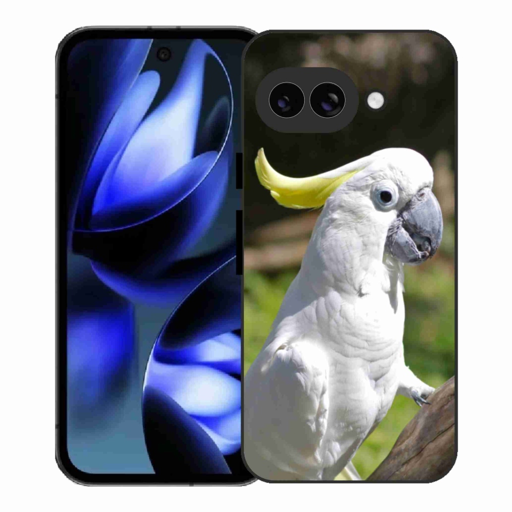 Gél borítás mmCase a Google Pixel 9a készülékhez - papagáj kakadu 2