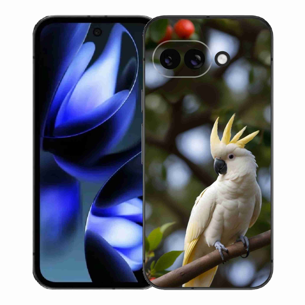 mmCase gél tok a Google Pixel 9a-hoz – kakadu papagáj 3