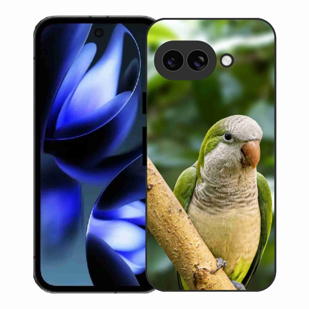 Gél borítás mmCase a Google Pixel 9a készülékhez - papagáj