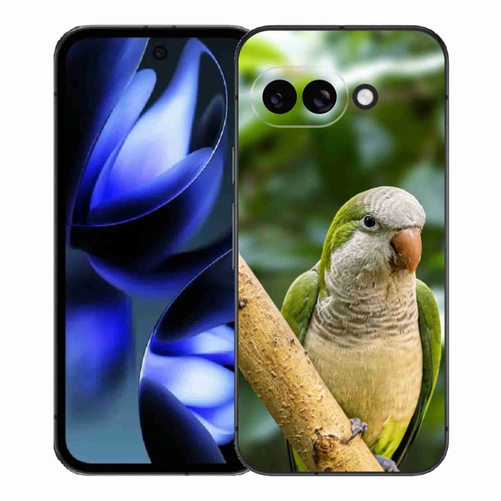 Gél borítás mmCase a Google Pixel 9a készülékhez - papagáj