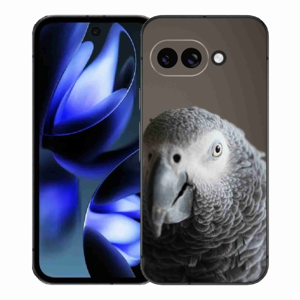 Gél borítás mmCase a Google Pixel 9a számára - papagáj jacko 2