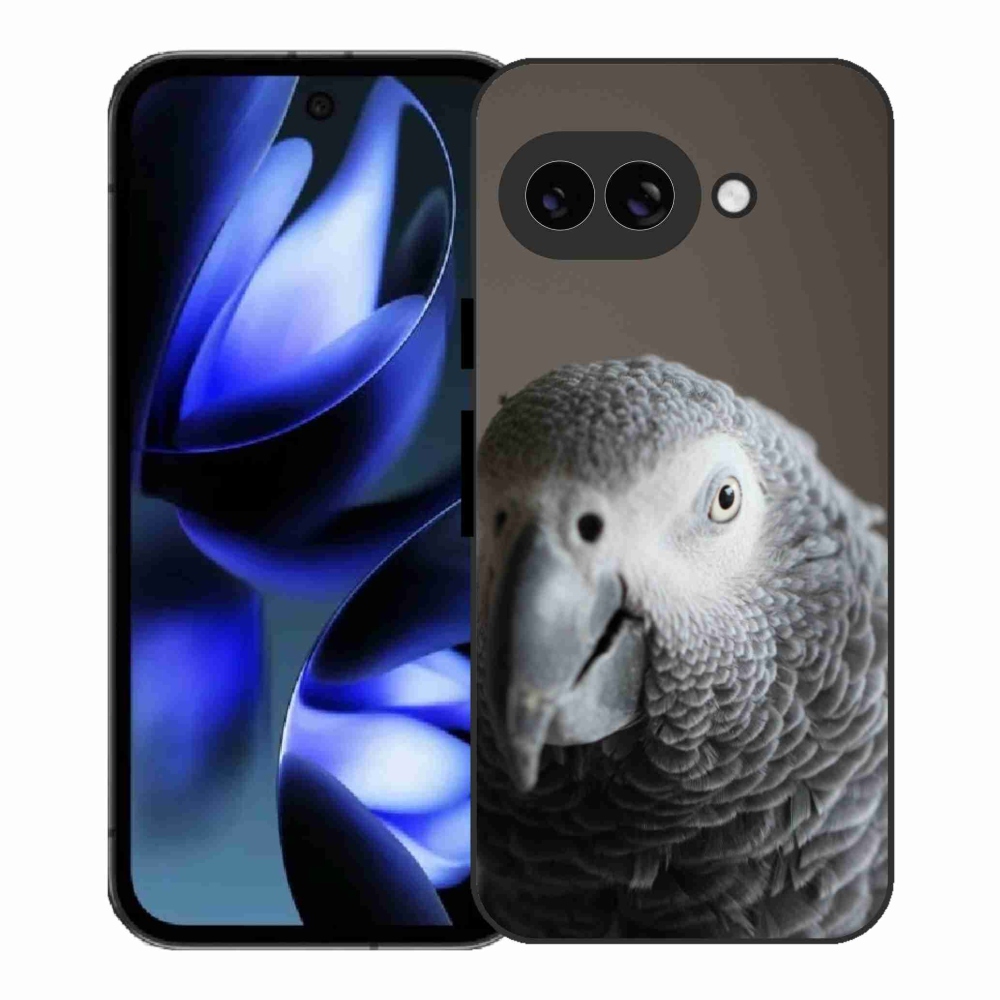 Gél borítás mmCase a Google Pixel 9a számára - papagáj jacko 2