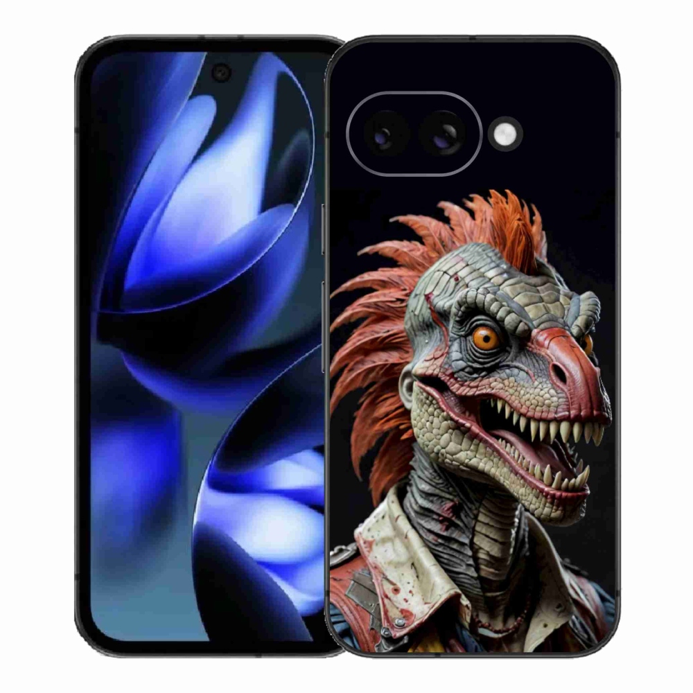 mmCase gél tok a Google Pixel 9a-hoz – punk dinoszaurusz