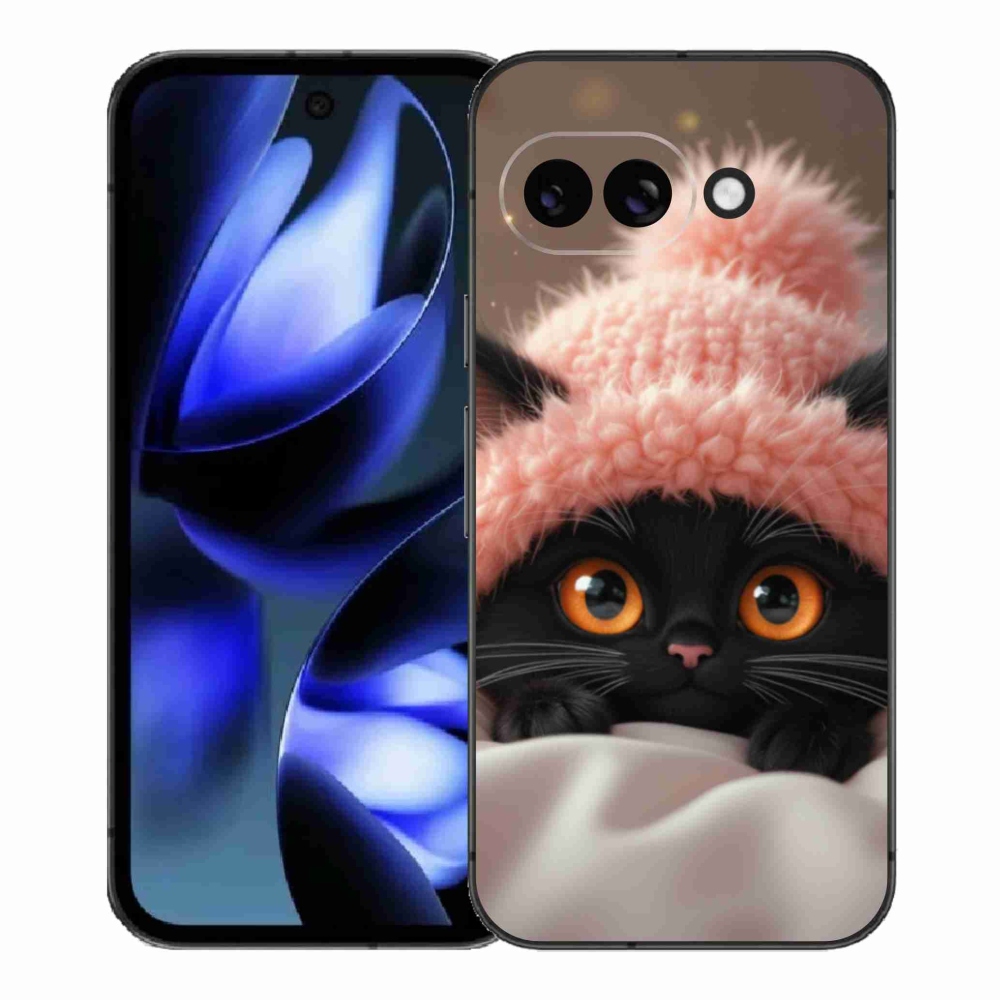 Gél borítás mmCase a Google Pixel 9a számára - aranyos cica 7