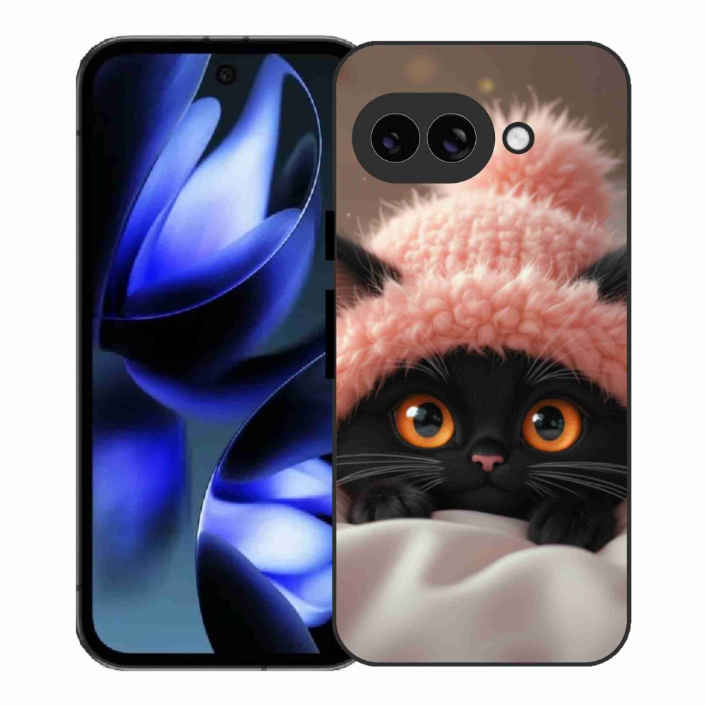 Gél borítás mmCase a Google Pixel 9a számára - aranyos cica 7