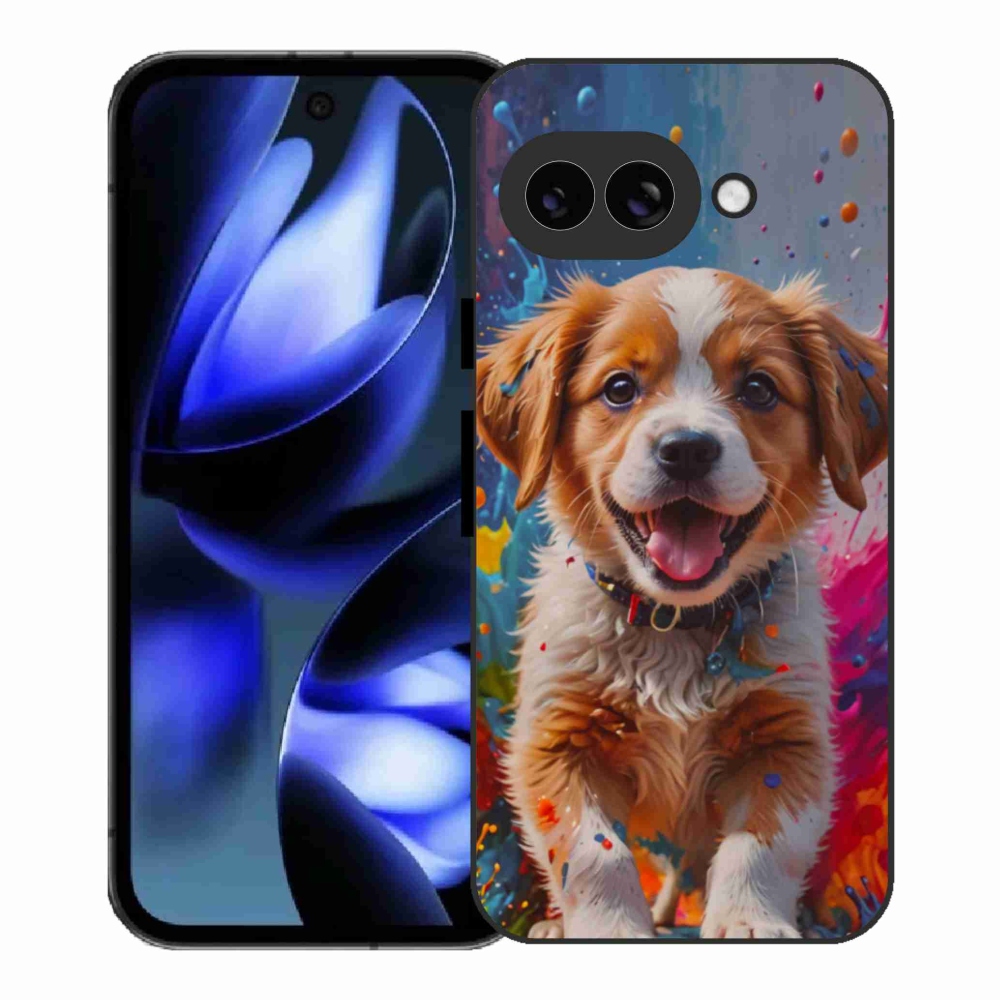 Gél borítás mmCase a Google Pixel 9a számára - aranyos kiskutya 3