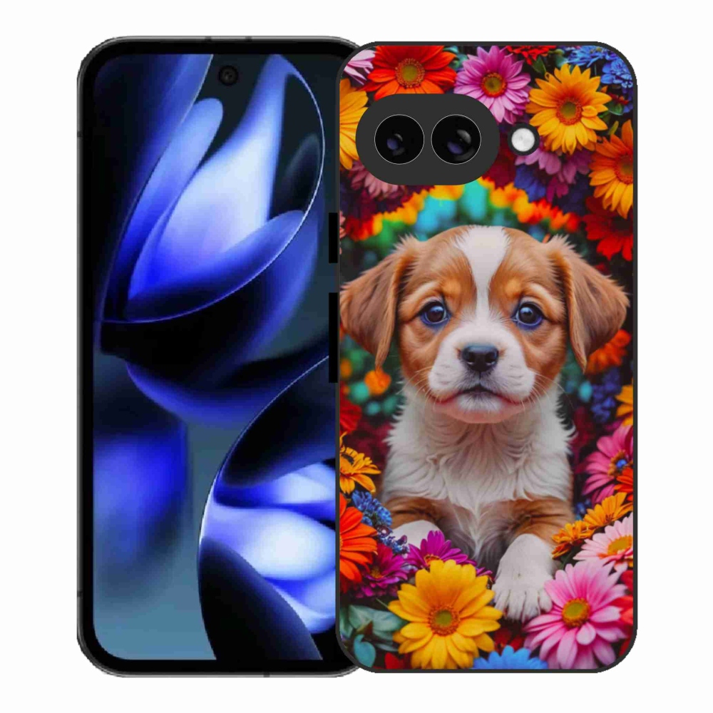 Gél borítás mmCase a Google Pixel 9a számára - aranyos kiskutya