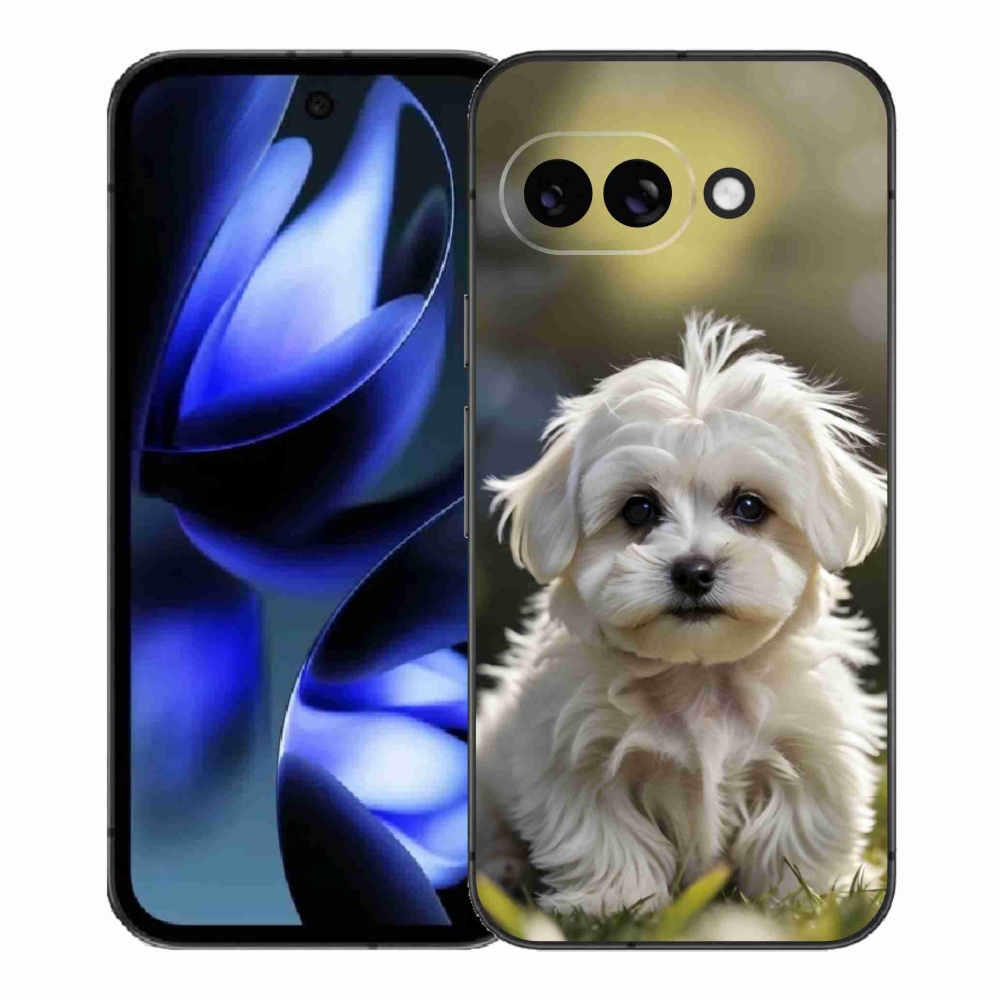 mmCase gél tok a Google Pixel 9a-hoz – aranyos máltai kutyus