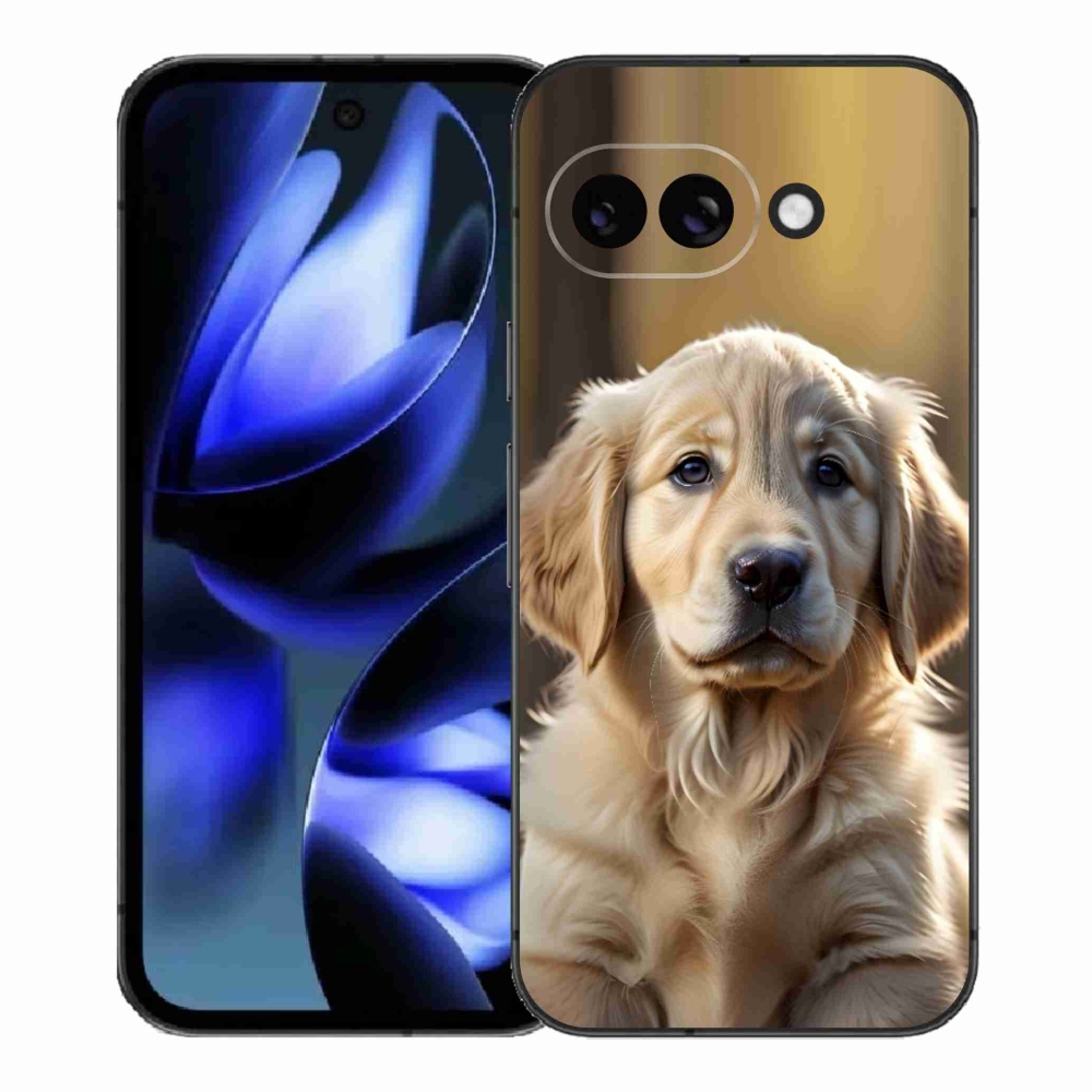 mmCase gél tok a Google Pixel 9a-hoz – aranyos arany retriever