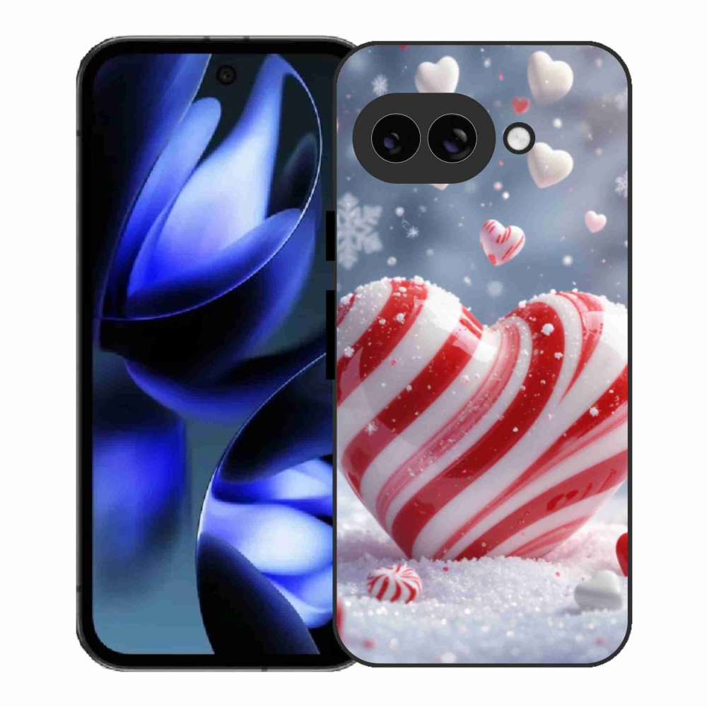 Gél borítás mmCase a Google Pixel 9a készülékhez - édes szívecske