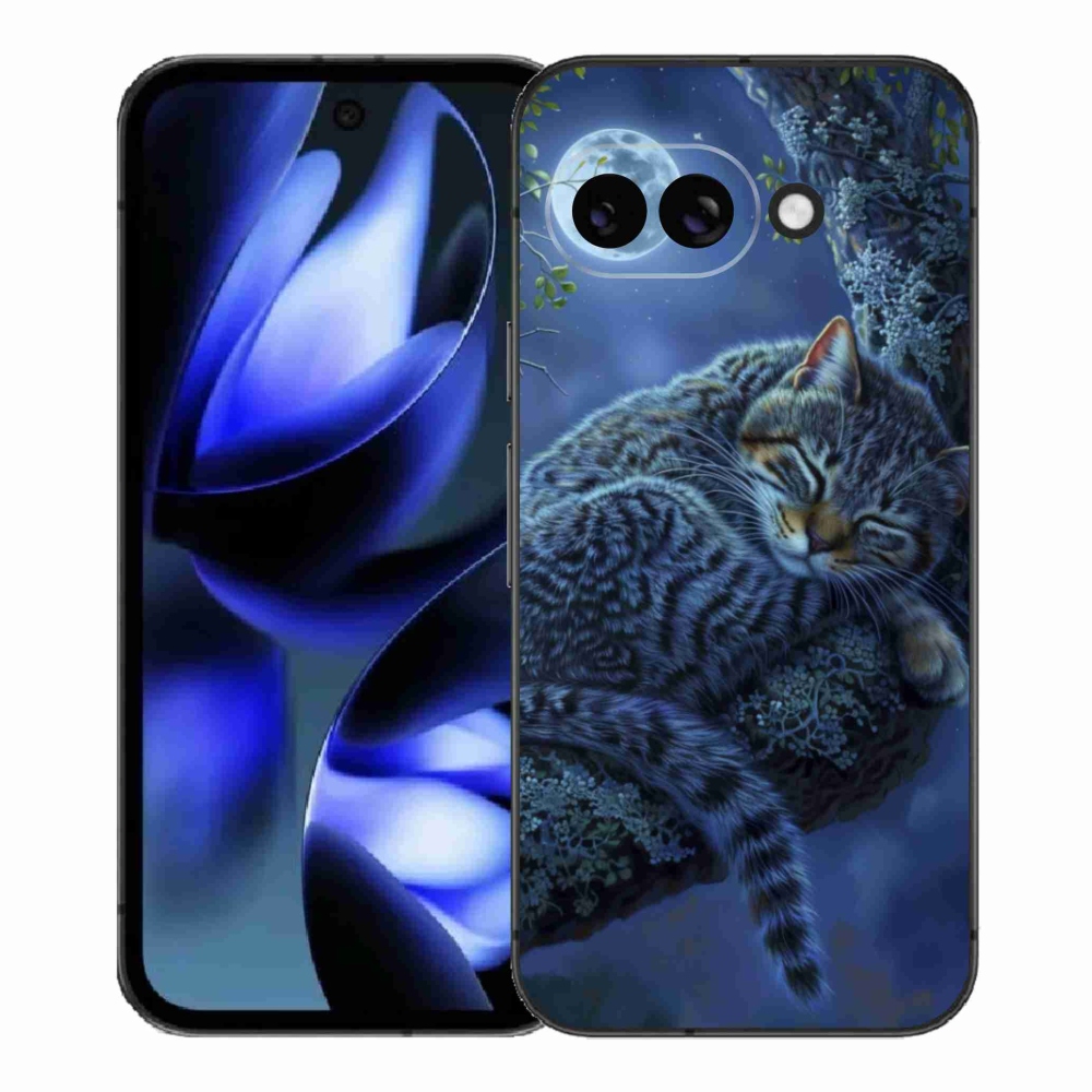 Gél borítás mmCase a Google Pixel 9a számára - alvó macska