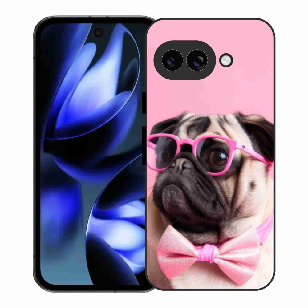 Gél borítás mmCase a Google Pixel 9a számára - stílusos mopsz