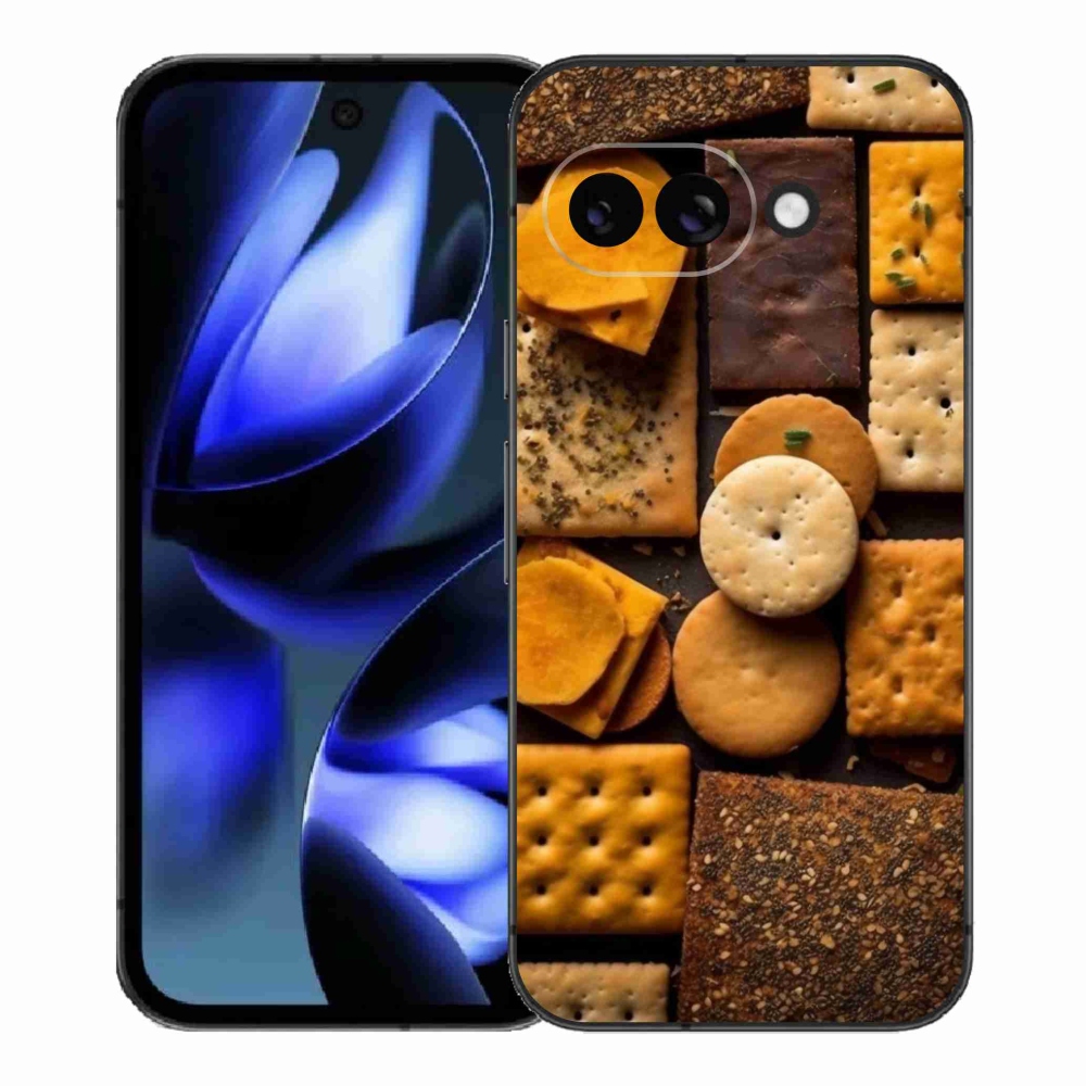 Gél borítás mmCase a Google Pixel 9a készülékhez - kekszek