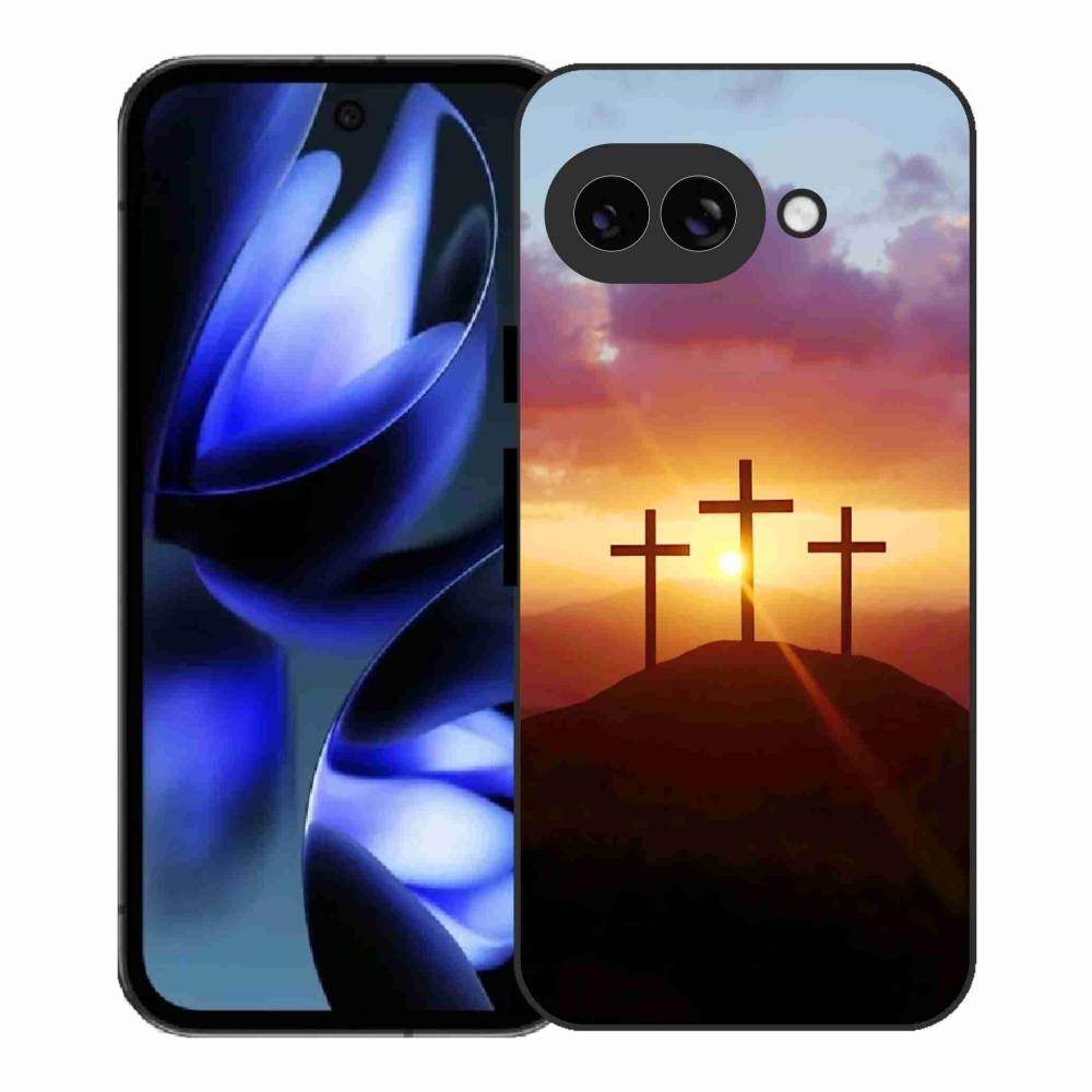 Gél borítás mmCase a Google Pixel 9a számára - három kereszt