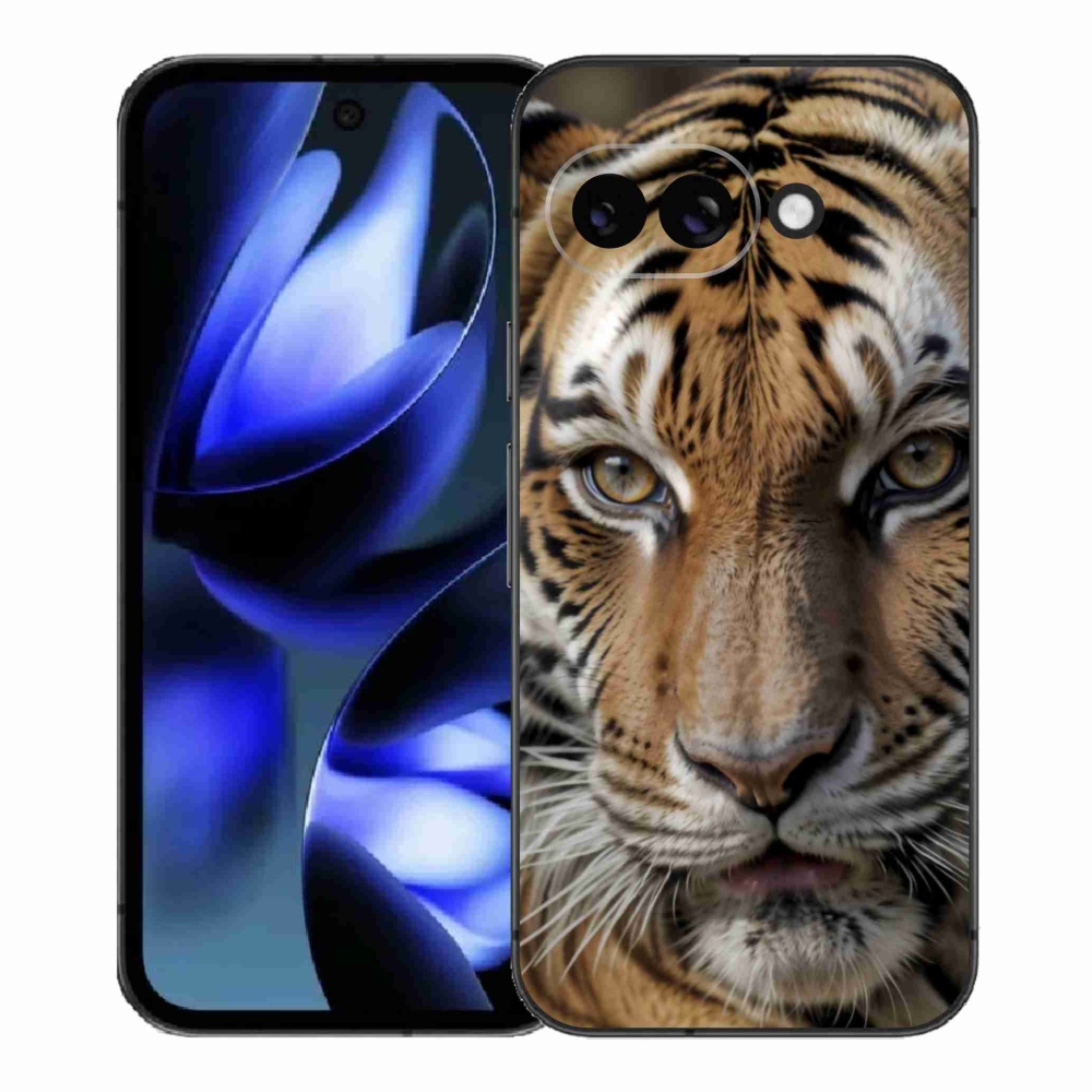 Gél borítás mmCase a Google Pixel 9a számára - tigris nézet
