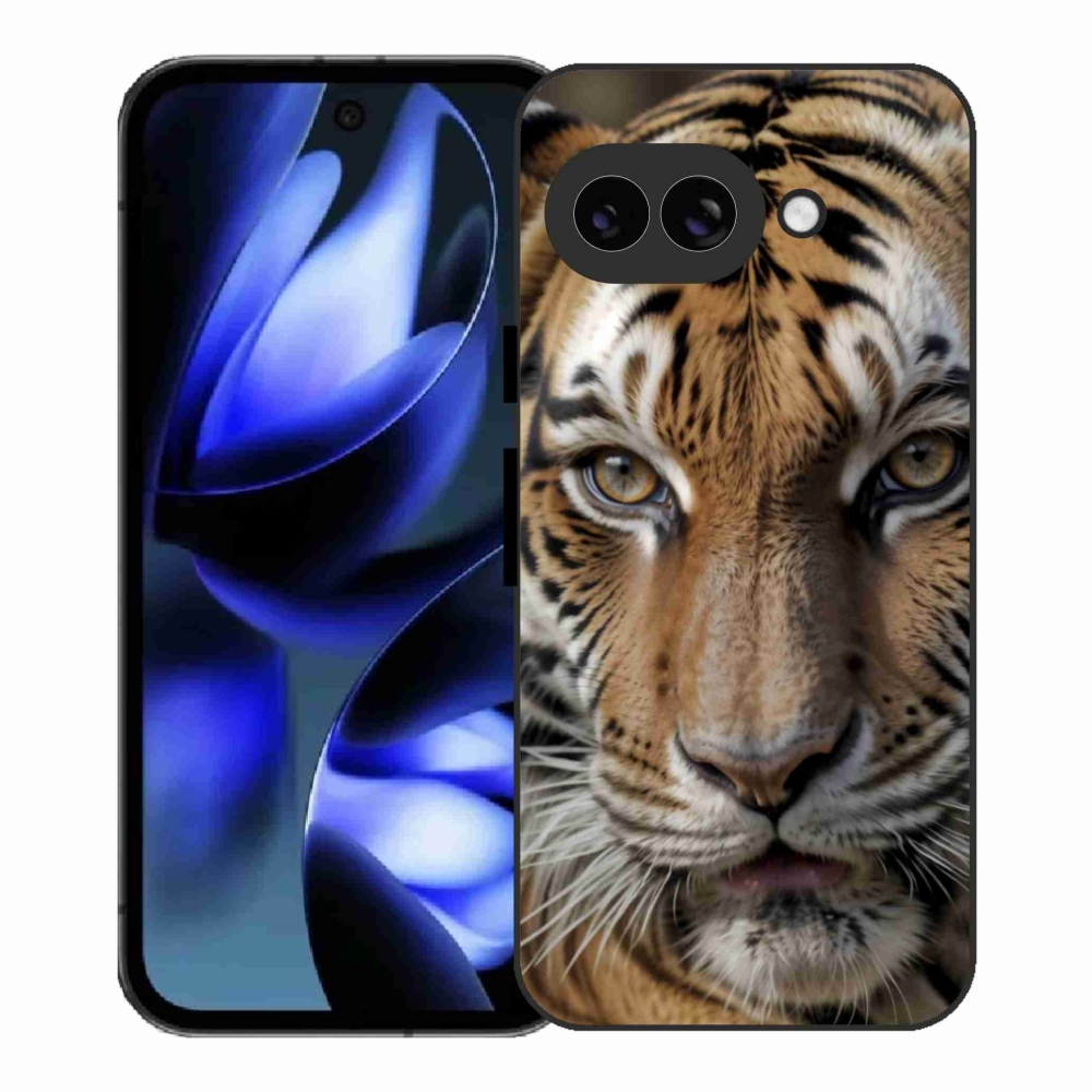 Gél borítás mmCase a Google Pixel 9a számára - tigris nézet