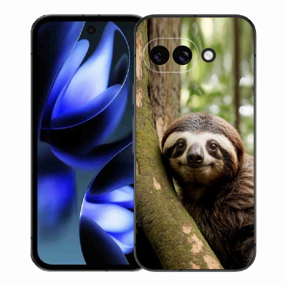 mmCase gél tok a Google Pixel 9a-hoz – mosolygós lajhár