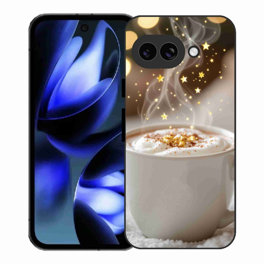 Gél borítás mmCase a Google Pixel 9a számára - Karácsonyi forró ital
