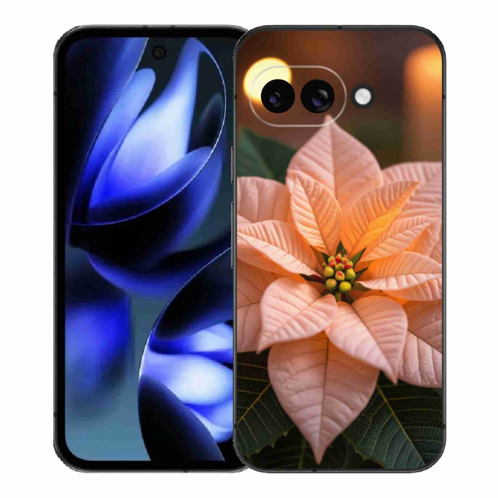 Gél borítás mmCase a Google Pixel 9a készülékhez - mikulásvirág