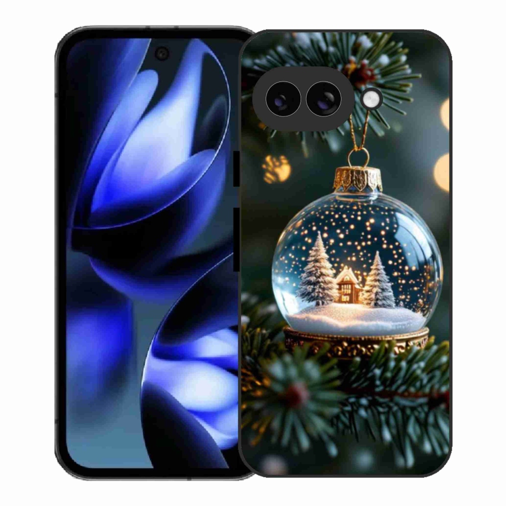 Gél borítás mmCase a Google Pixel 9a számára - Karácsonyi gömbök 2