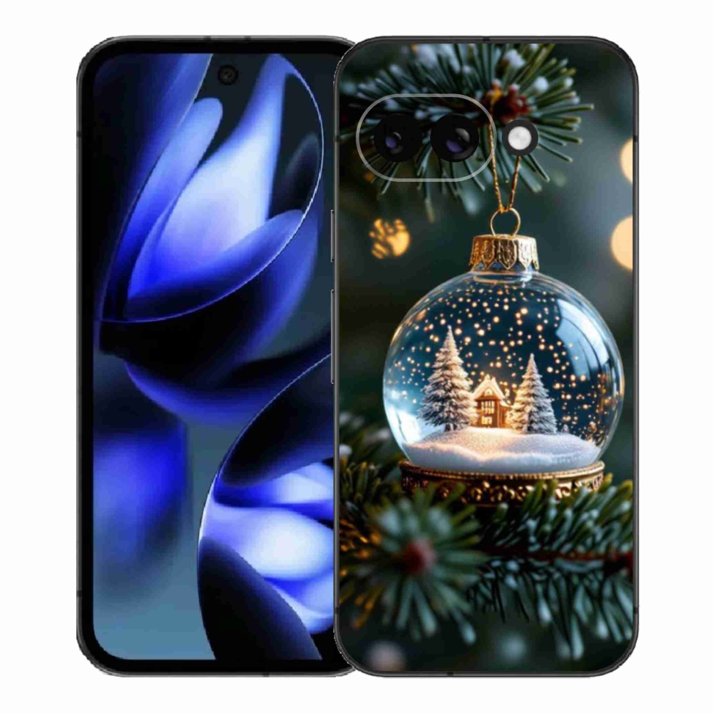 Gél borítás mmCase a Google Pixel 9a számára - Karácsonyi gömbök 2