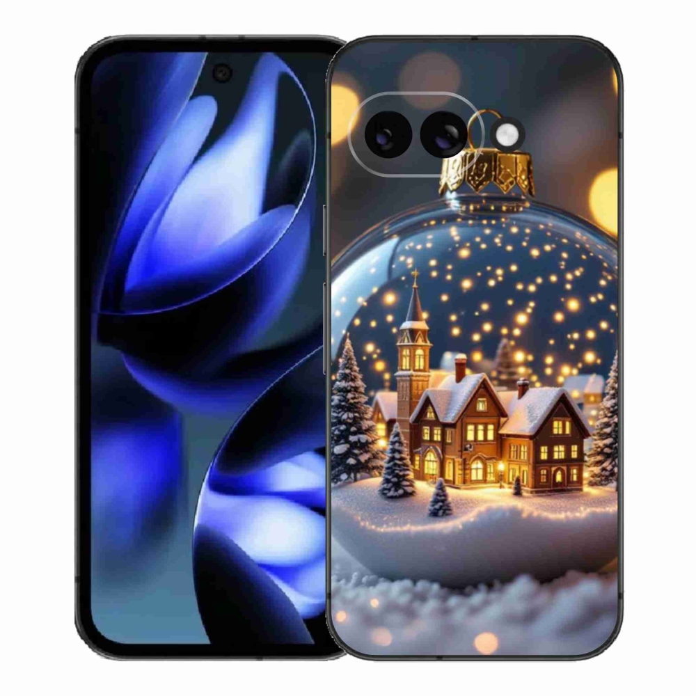 Gél borítás mmCase a Google Pixel 9a számára - Karácsonyi golyók 4