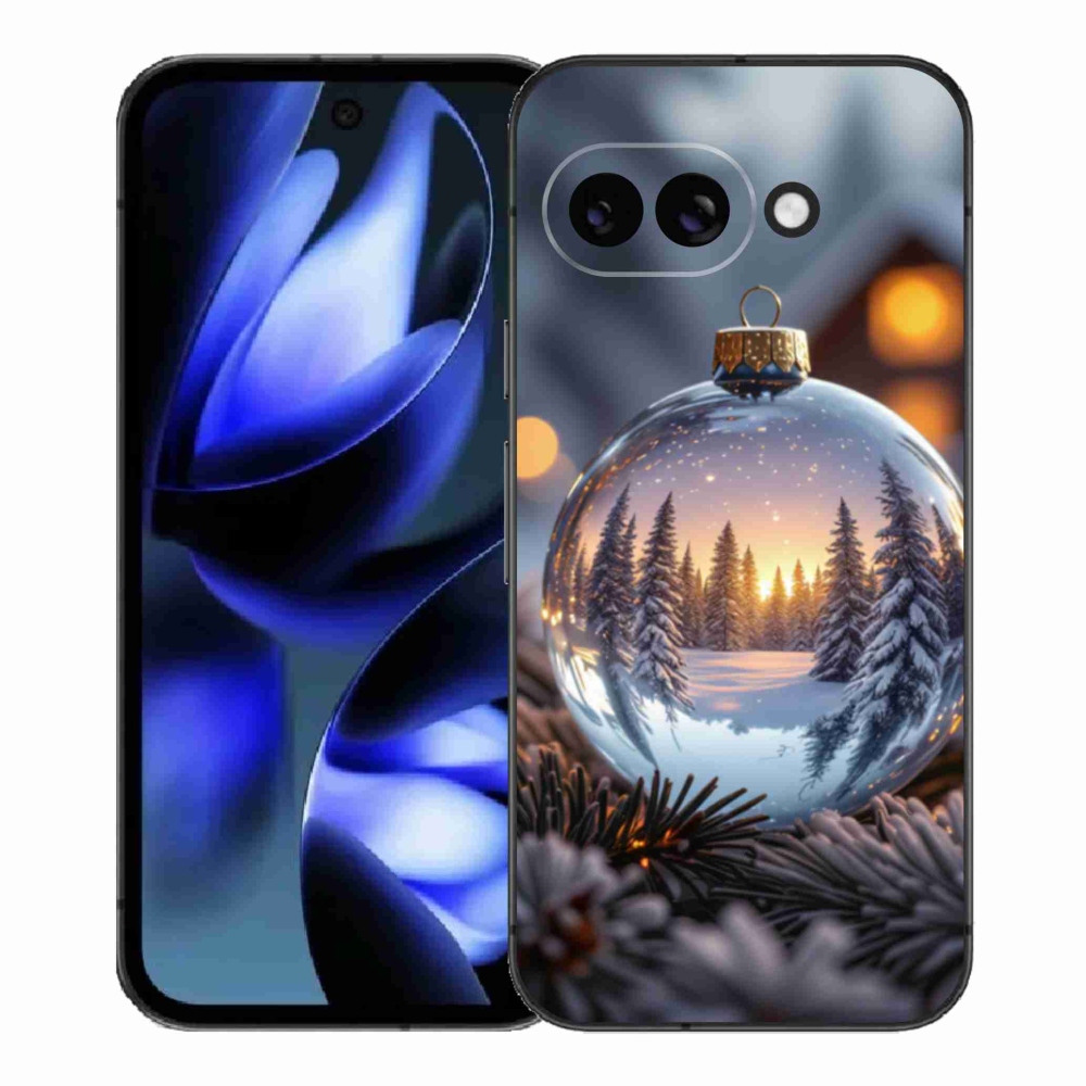 Gél borítás mmCase a Google Pixel 9a számára - Karácsonyi dísz