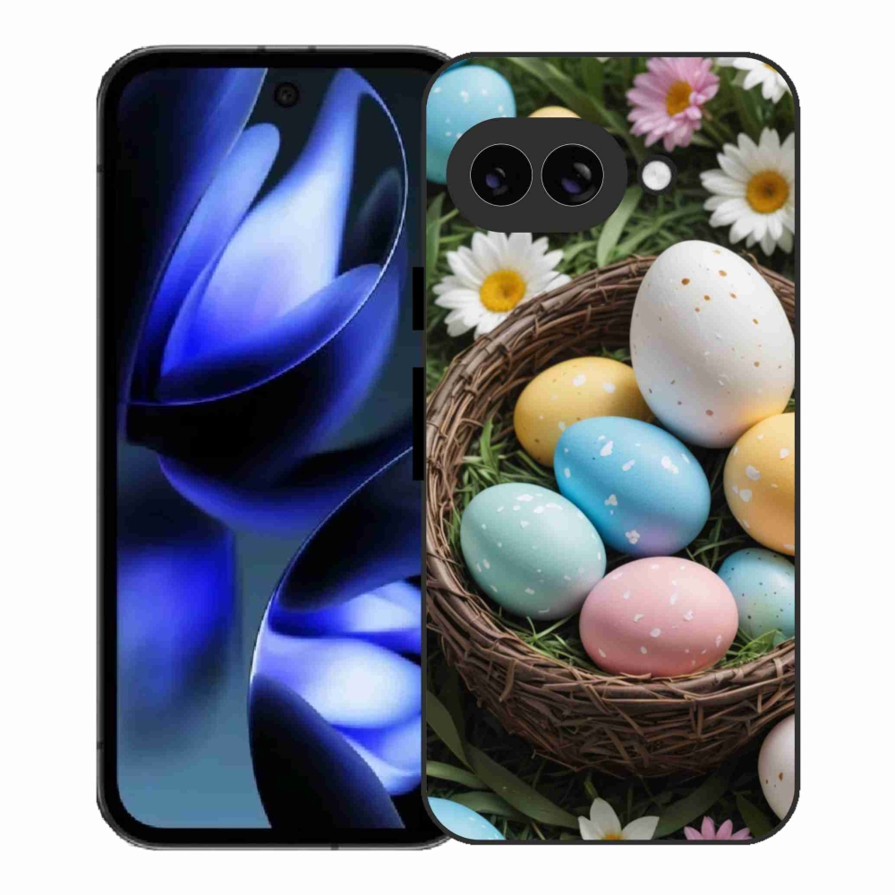 Gél borítás mmCase a Google Pixel 9a számára - Húsvéti tojások 2