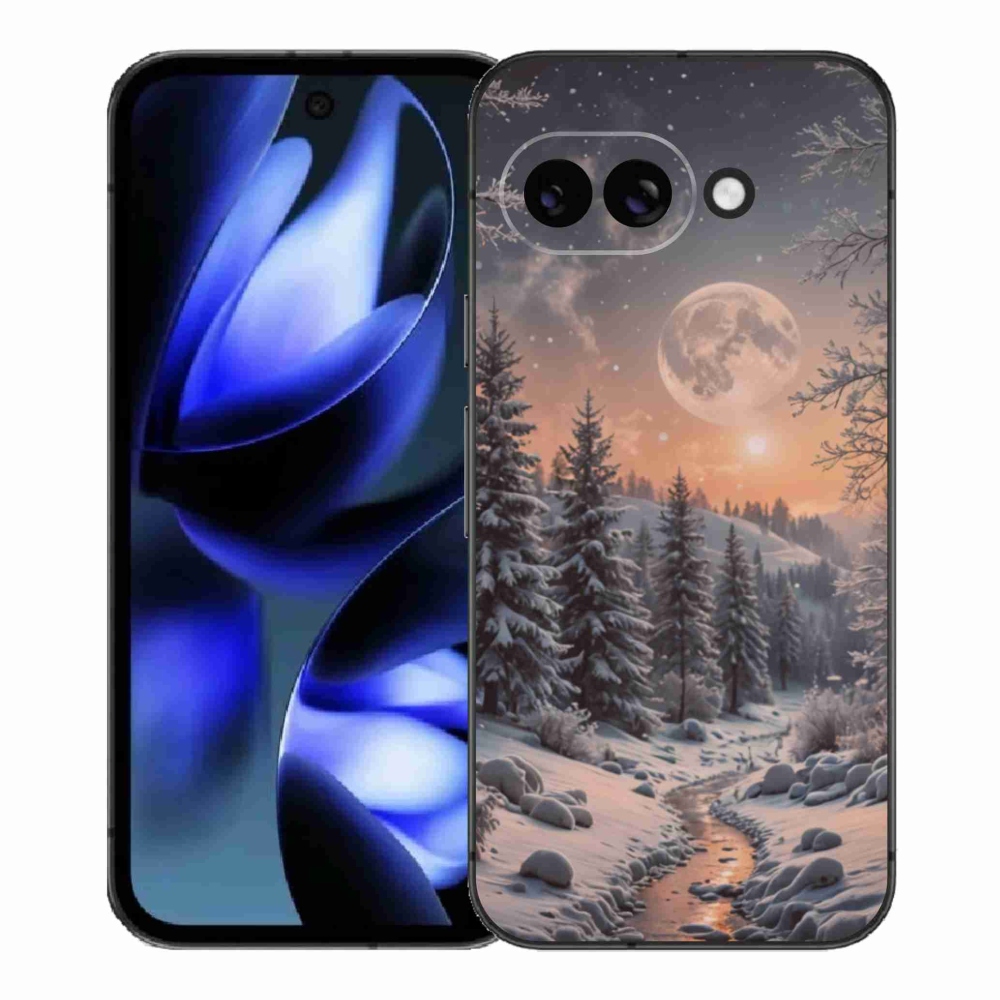 Gél borítás mmCase a Google Pixel 9a számára - téli táj 2