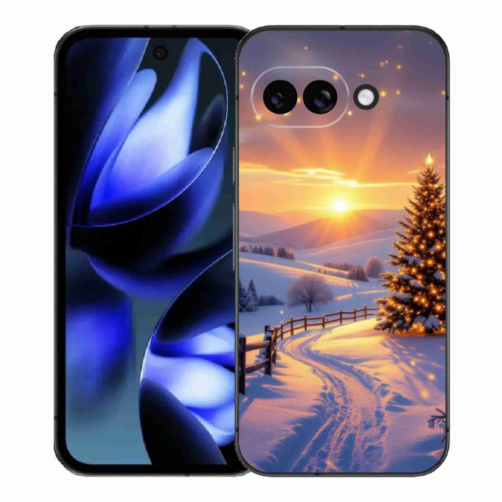 Gél borítás mmCase a Google Pixel 9a számára - téli tájkép
