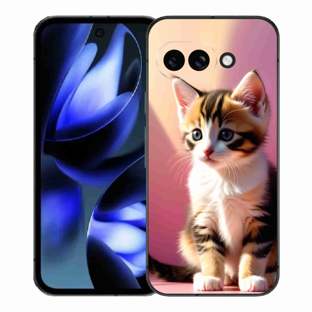 Gél borítás mmCase a Google Pixel 9a számára - kíváncsi cica 2