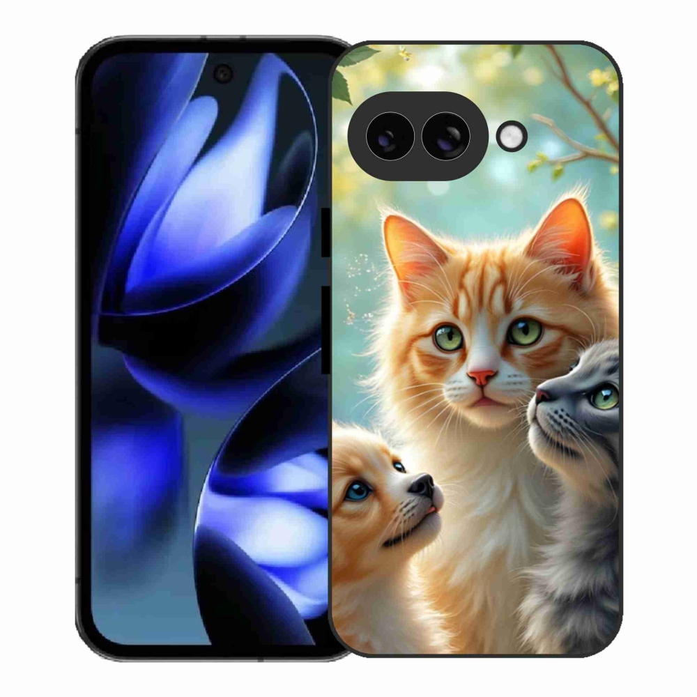 Gél borítás mmCase a Google Pixel 9a számára - Állati barátság 2