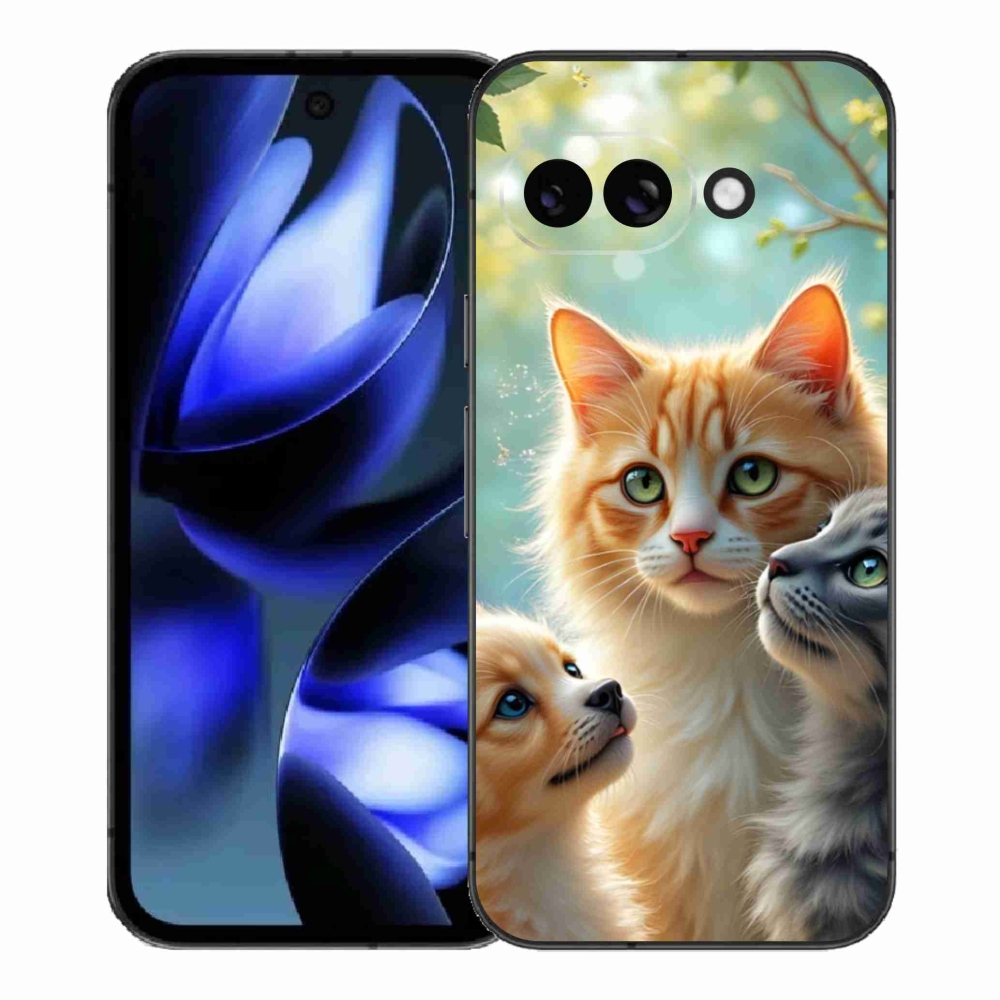 Gél borítás mmCase a Google Pixel 9a számára - Állati barátság 2
