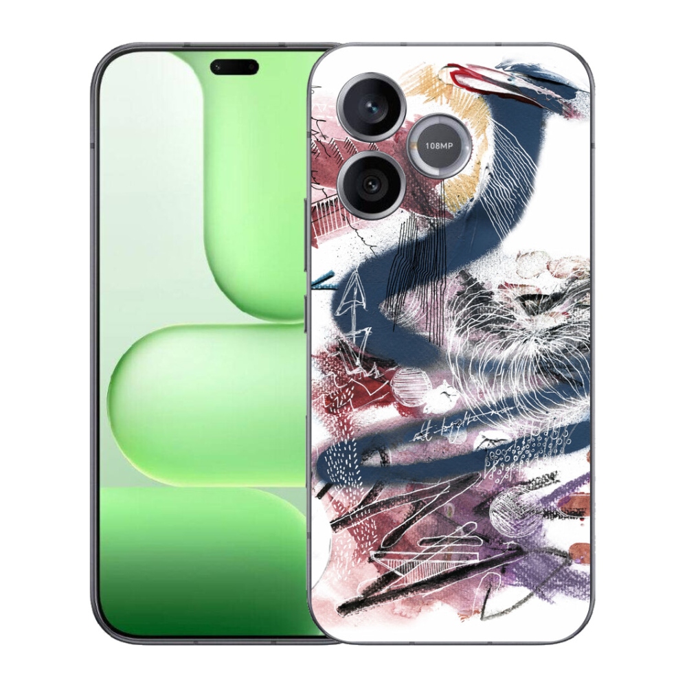 mmCase gélhuzat a Honer 600 Lite-hez – absztrakt motívum 28