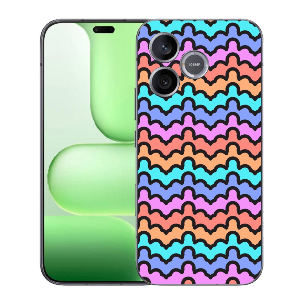 mmCase gélhuzat a Honer 600 Lite-hez – absztrakt motívum 30