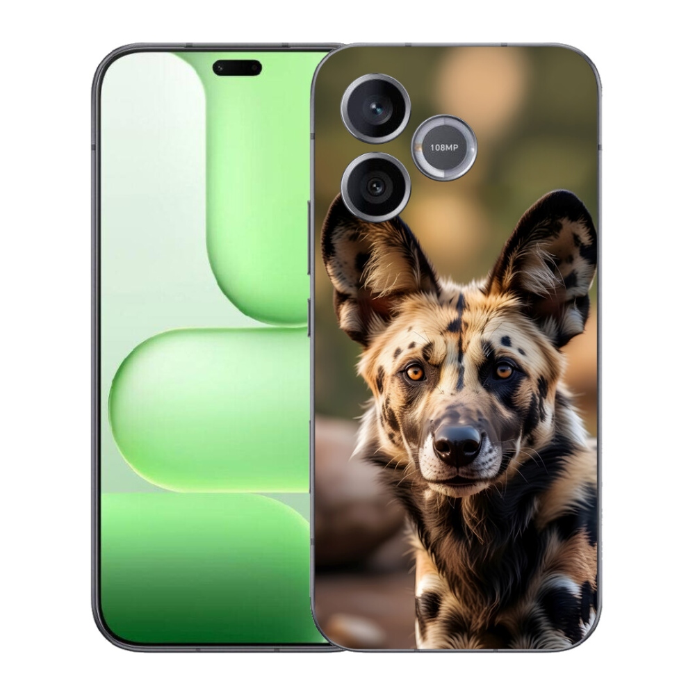 mmCase gél tok a Honer 600 Lite-hez – afrikai vadkutya