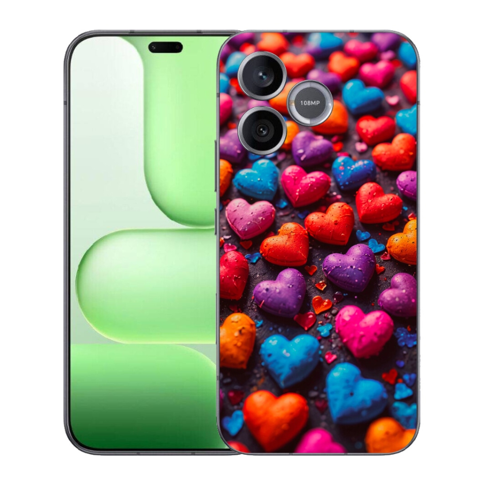 mmCase géltok a Honer 600 Lite-hez – színes szívek