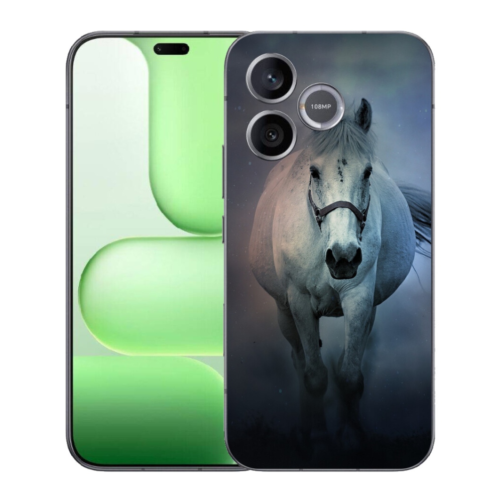 mmCase gél tok a Honer 600 Lite-hez – futó fehér ló