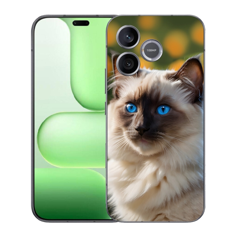 mmCase gél tok a Honer 600 Lite-hoz – fehér ragdoll
