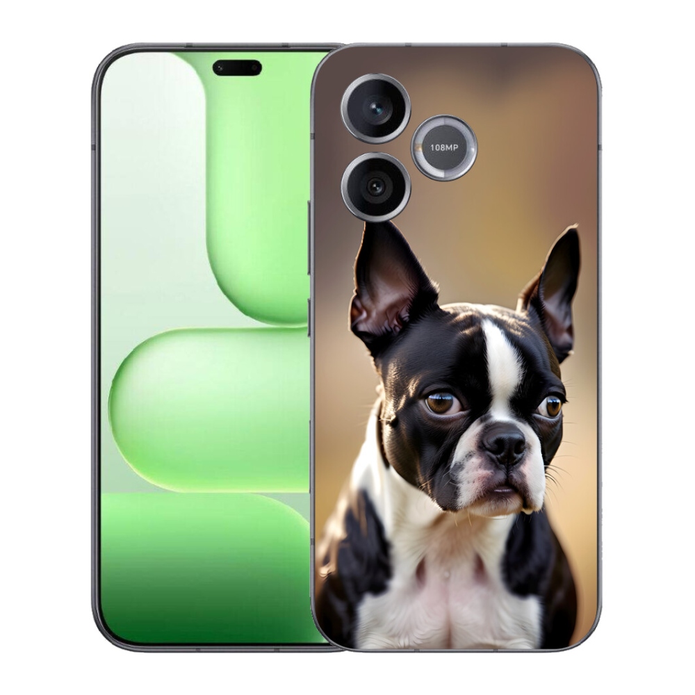 mmCase gél tok a Honer 600 Lite-hez – bostoni terrier