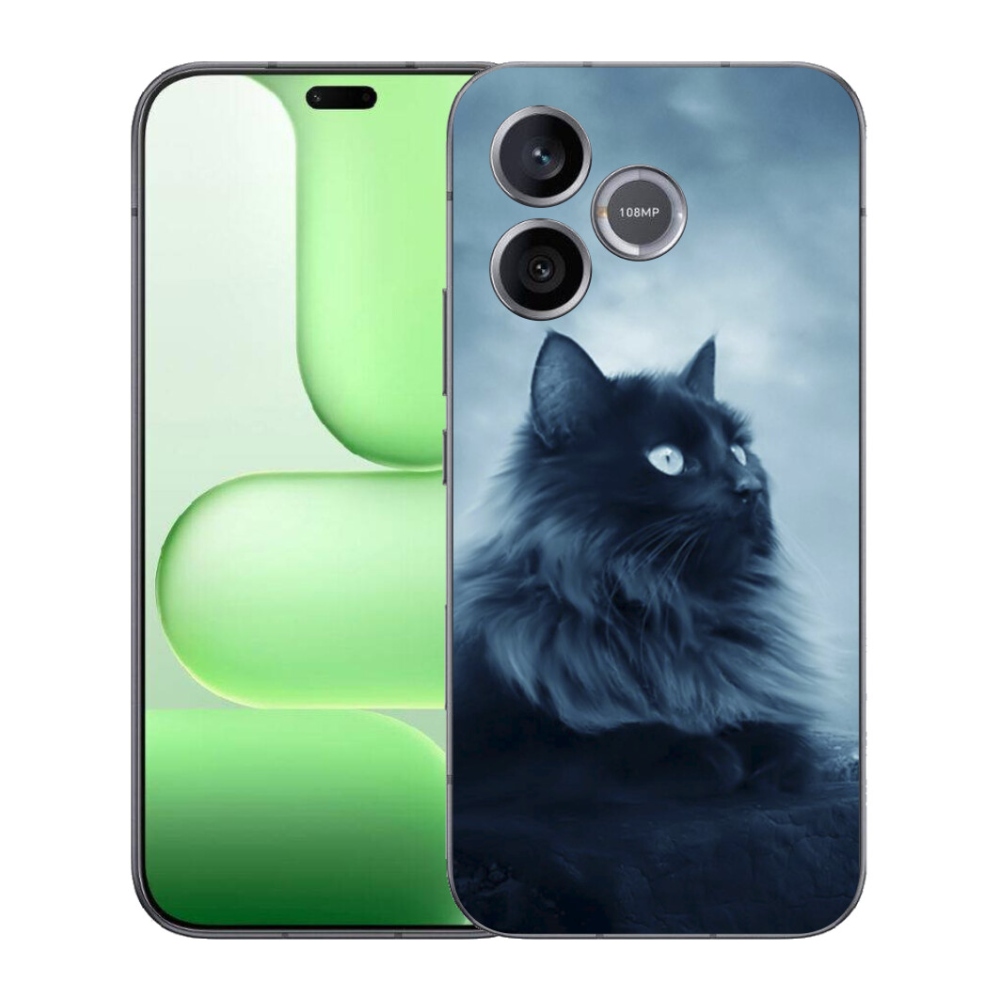 mmCase géltok a Honer 600 Lite-hez – fekete macska 1