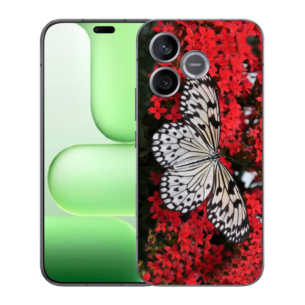mmCase géltok a Honer 600 Lite-hez – fekete-fehér pillangó 1