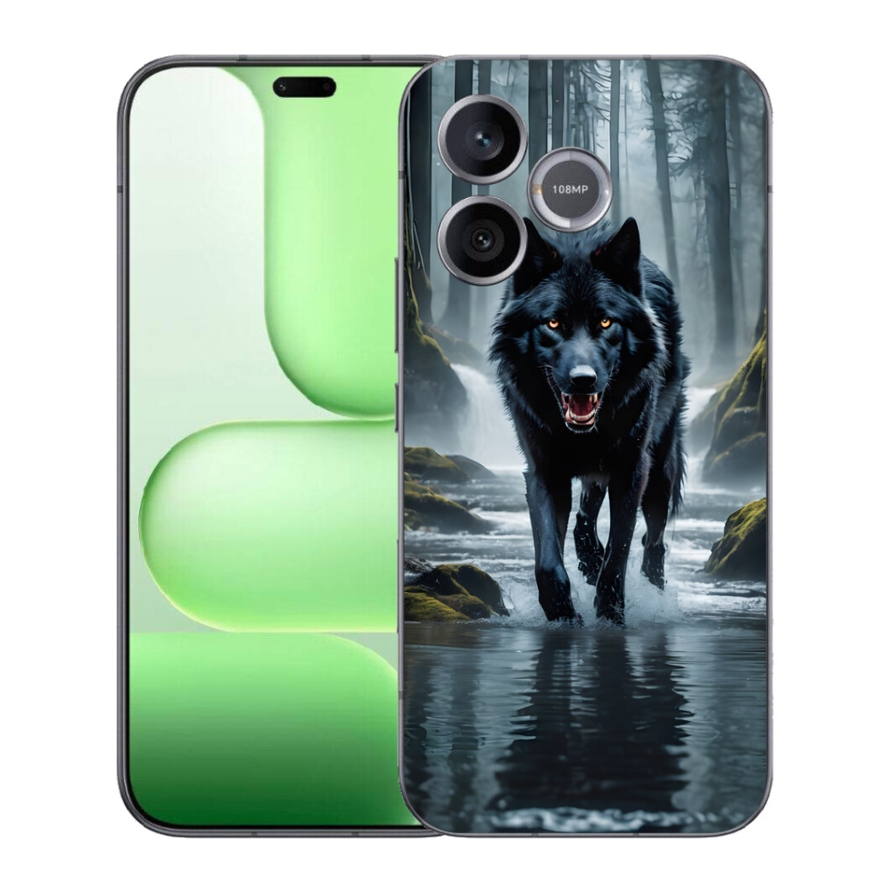 mmCase géltok a Honer 600 Lite-hez – fekete farkas