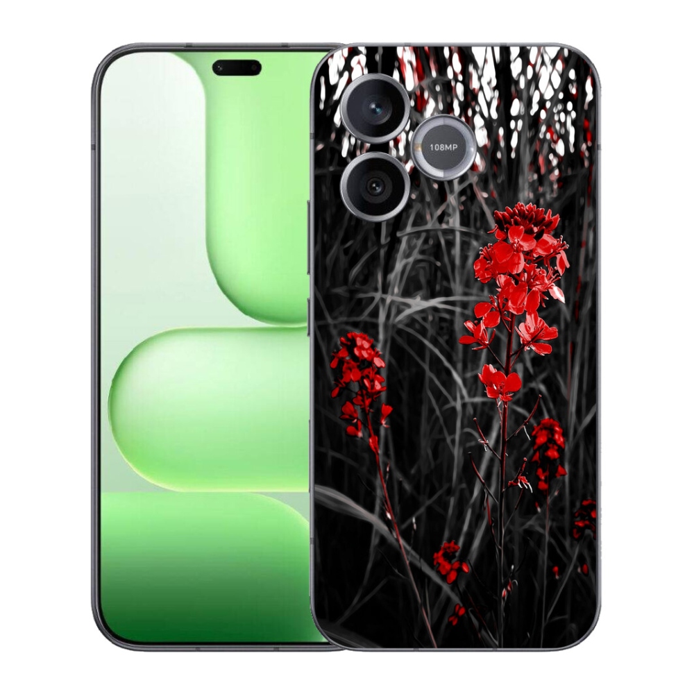 mmCase géltok a Honer 600 Lite-hez – piros növény